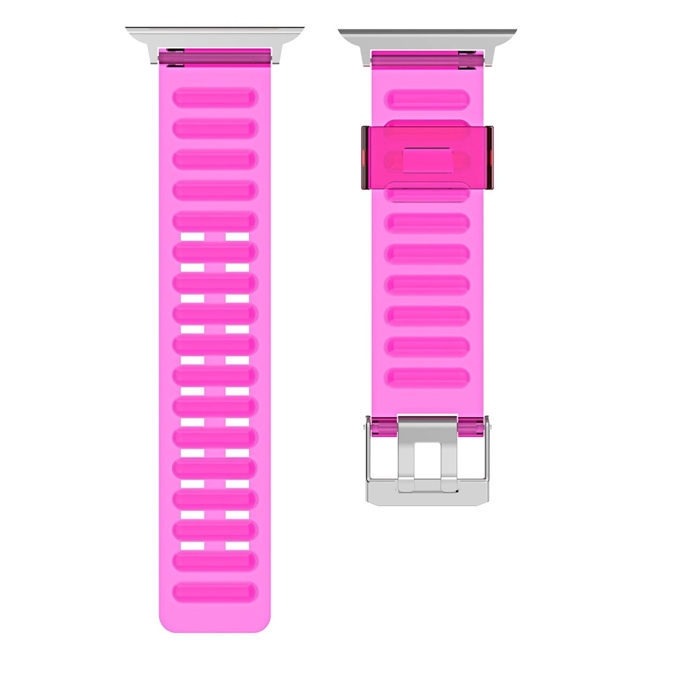 CBIW250 TRANSPARENTE TRANSPARENTE TPU RELOJ DE RELOJ DE RELOJ DE PULSERA PARA LA SERIE DE MIRADA DE Apple 6 5 4 3 SE 38mm 42mm 40mm 44mm