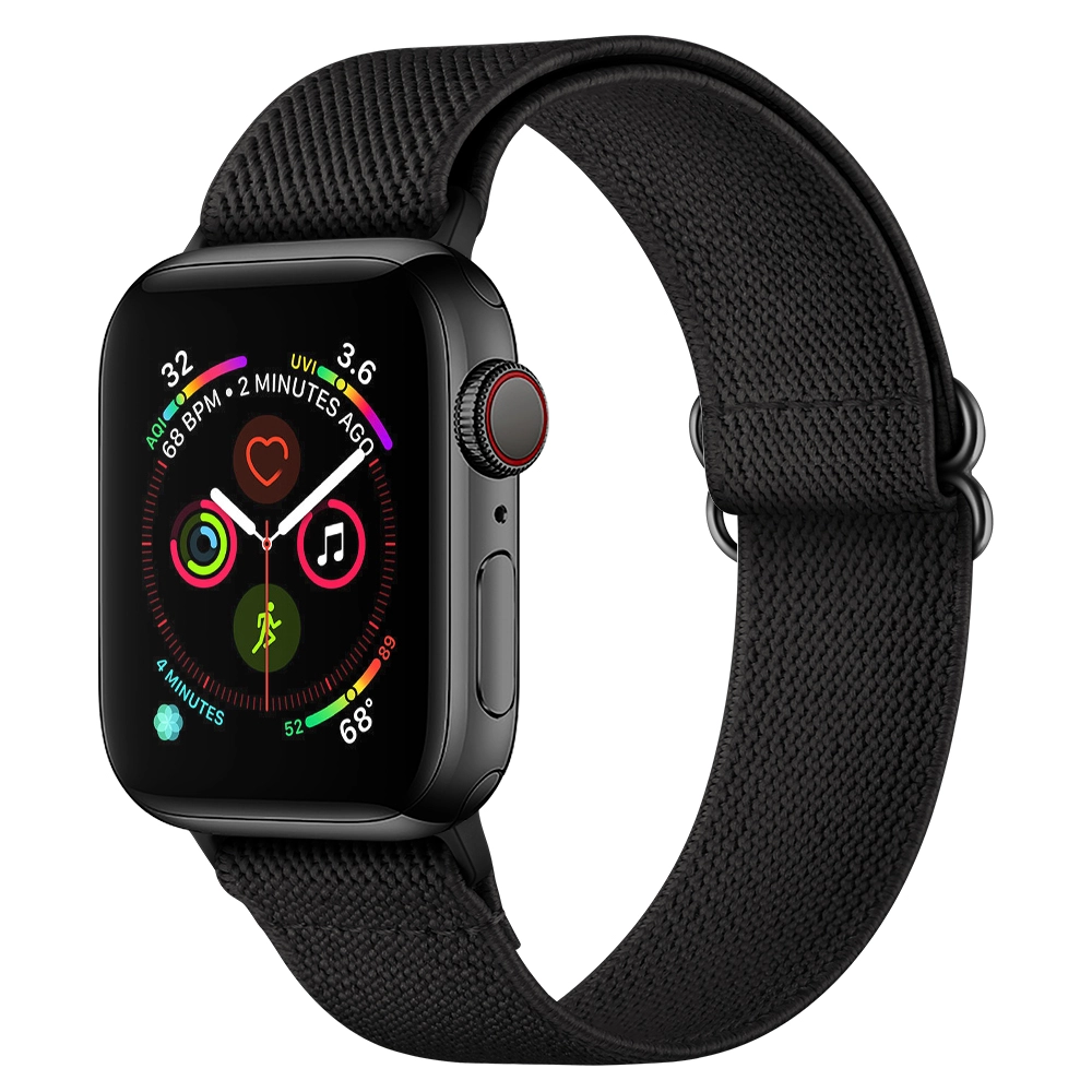 IWATCHシリーズ6 5 4 3 2 1 SEのためのCBIW251新しい調節可能なSTRACHY ELASTICSナイロン時計ストラップ38mm 44mm 44mm 44mm