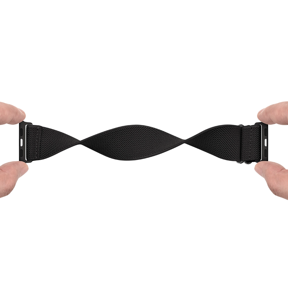 IWATCHシリーズ6 5 4 3 2 1 SEのためのCBIW251新しい調節可能なSTRACHY ELASTICSナイロン時計ストラップ38mm 44mm 44mm 44mm