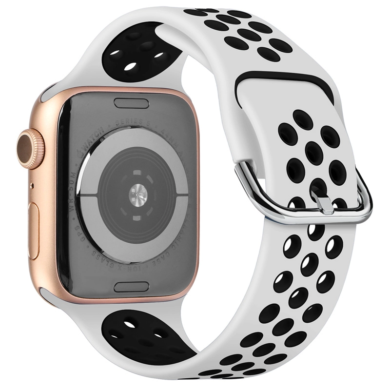 CBIW290 Dual Color Sport Silikon Silikon Pasek dla Apple Watch Ultra 49mm Series 8/7/6/5/4/3