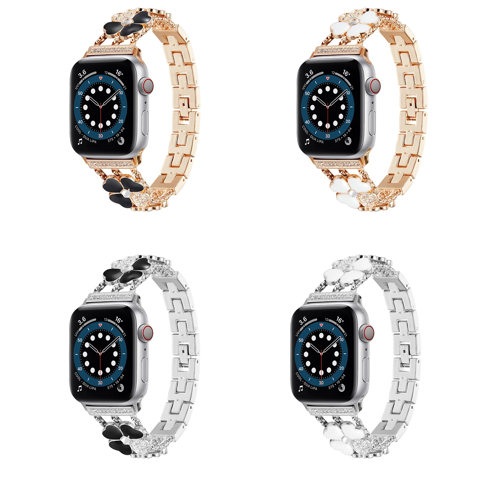 CBIW297 CHIRM METAL RELOK DE RELOJ DE RELAJE DE PULSERA PARA IWATT Series 6 5 4 3 2 1 SE