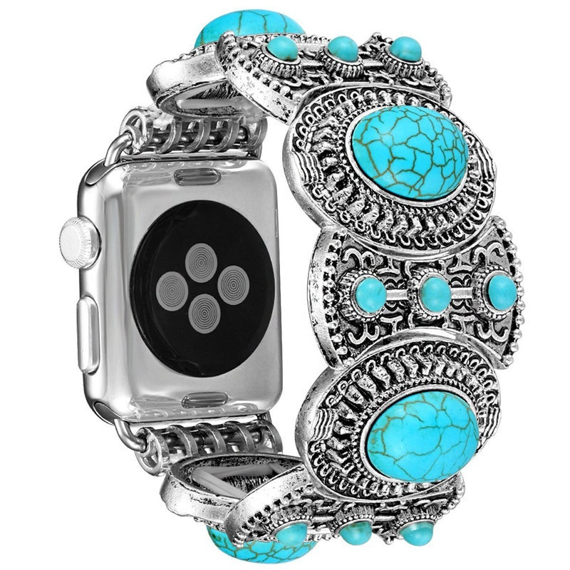 CBIW309 Frauen Achat Stretch-Armband