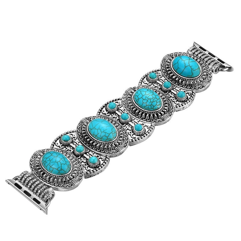 CBIW309 Frauen Achat Stretch-Armband