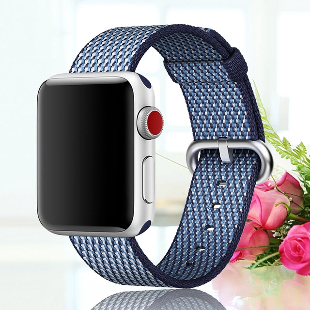 CBIW318 iWatch Series 3 2 1 Pulsera de Nylon con Pulsera 42mm 38mm