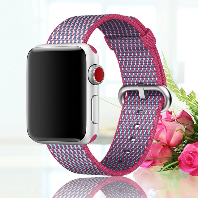 CBIW318 iWatch Series 3 2 1 Pulsera de Nylon con Pulsera 42mm 38mm