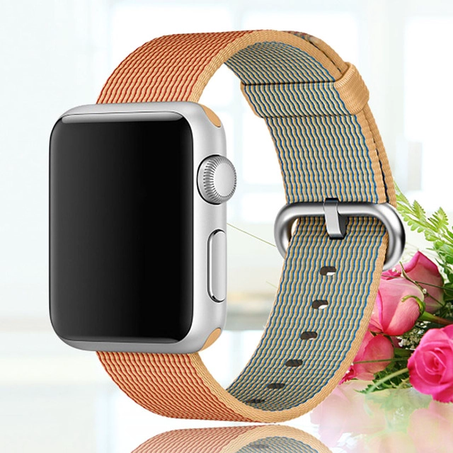 CBIW318 iWatch Series 3 2 1 Pulsera de Nylon con Pulsera 42mm 38mm