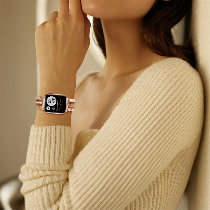 CBIW417 Reloj de reloj de muñeca de reemplazo de alta calidad Reloj de reloj de acero inoxidable para reloj de Apple Watch