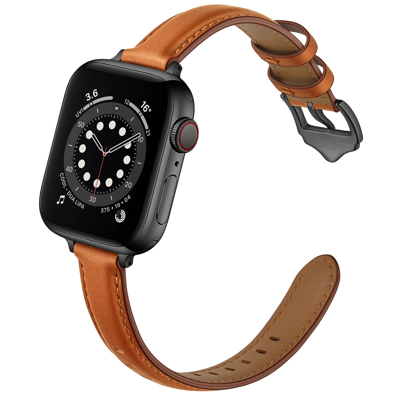 CBIW419 High End echte lederen horlogeband voor IWatch Ultra 49mm 8 7 45mm 41 mm 6 5 44 mm 40mm 4 3 42 mm 38 mm 38 mm