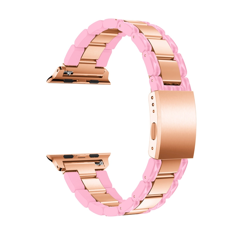 Cinturino per orologio in acciaio inossidabile di acetato di lusso CBIW42 per Apple Watch