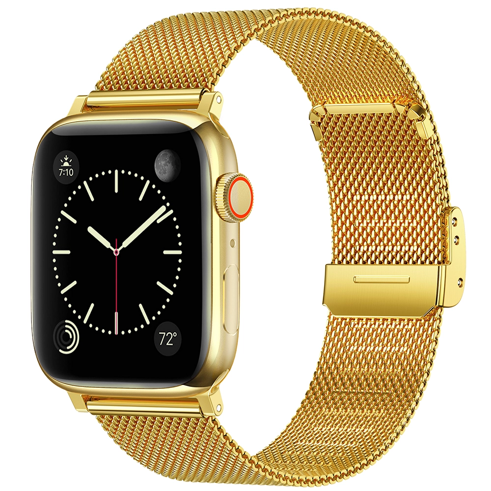 CBIW433 Milanese Kordonlu Saat Paslanmaz Çelik Bant Apple İzle 38mm 42mm 40mm 44mm