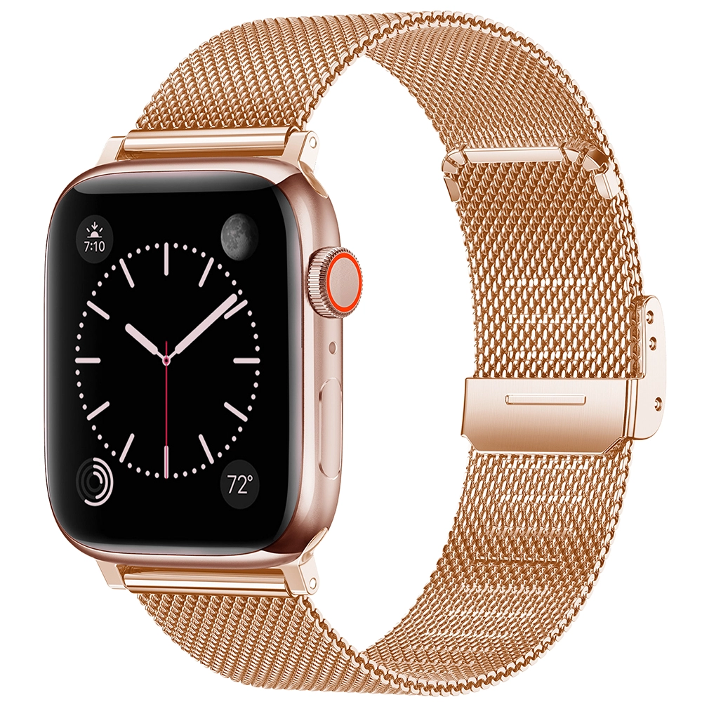 CBIW433 Milanese Kordonlu Saat Paslanmaz Çelik Bant Apple İzle 38mm 42mm 40mm 44mm