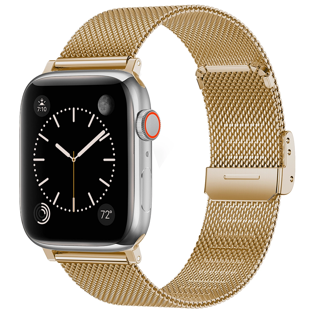 CBIW433 Milanese Kordonlu Saat Paslanmaz Çelik Bant Apple İzle 38mm 42mm 40mm 44mm
