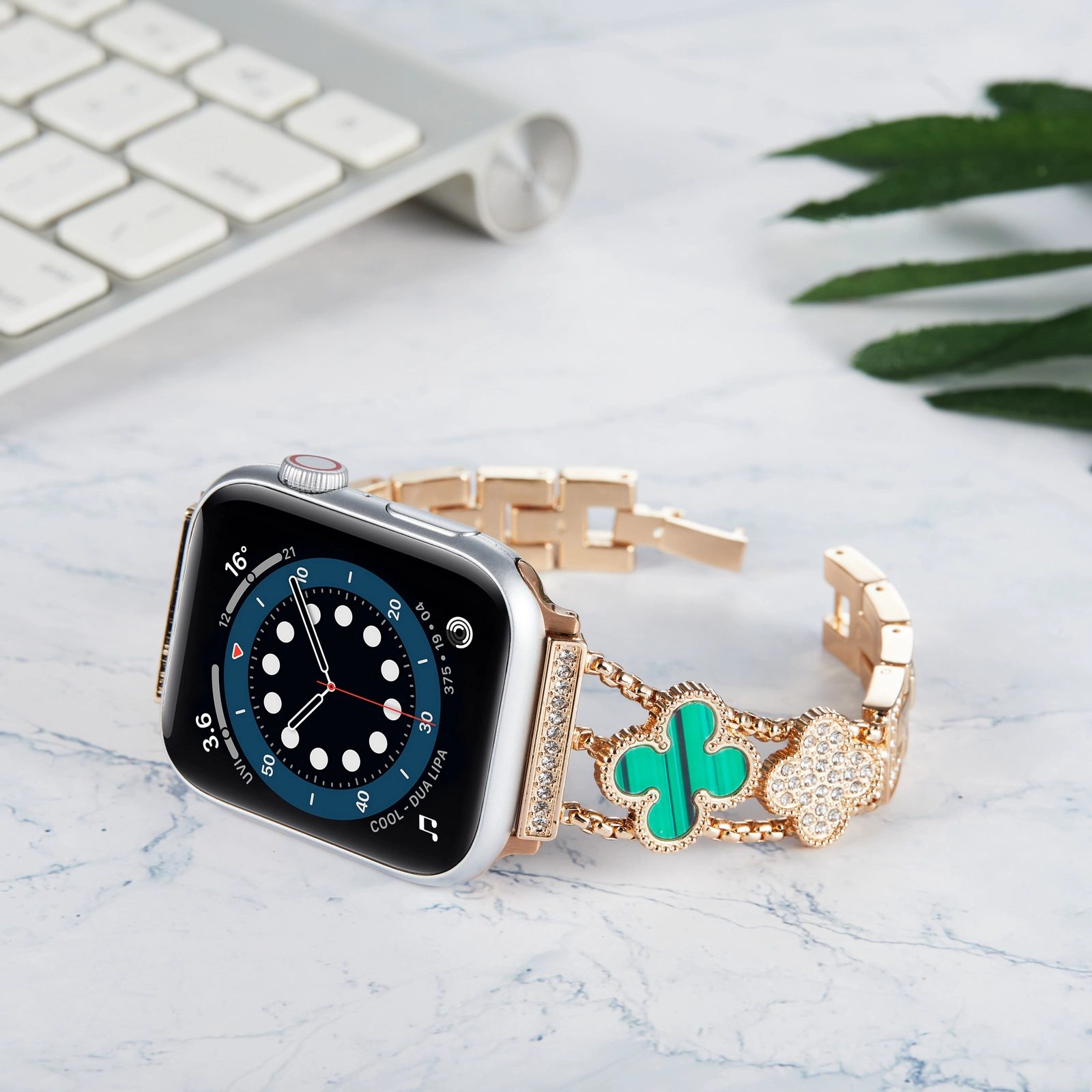 CBIW436 Diseñador Brazalete Smart Watch Metal Strap pulsera para el reloj de Apple