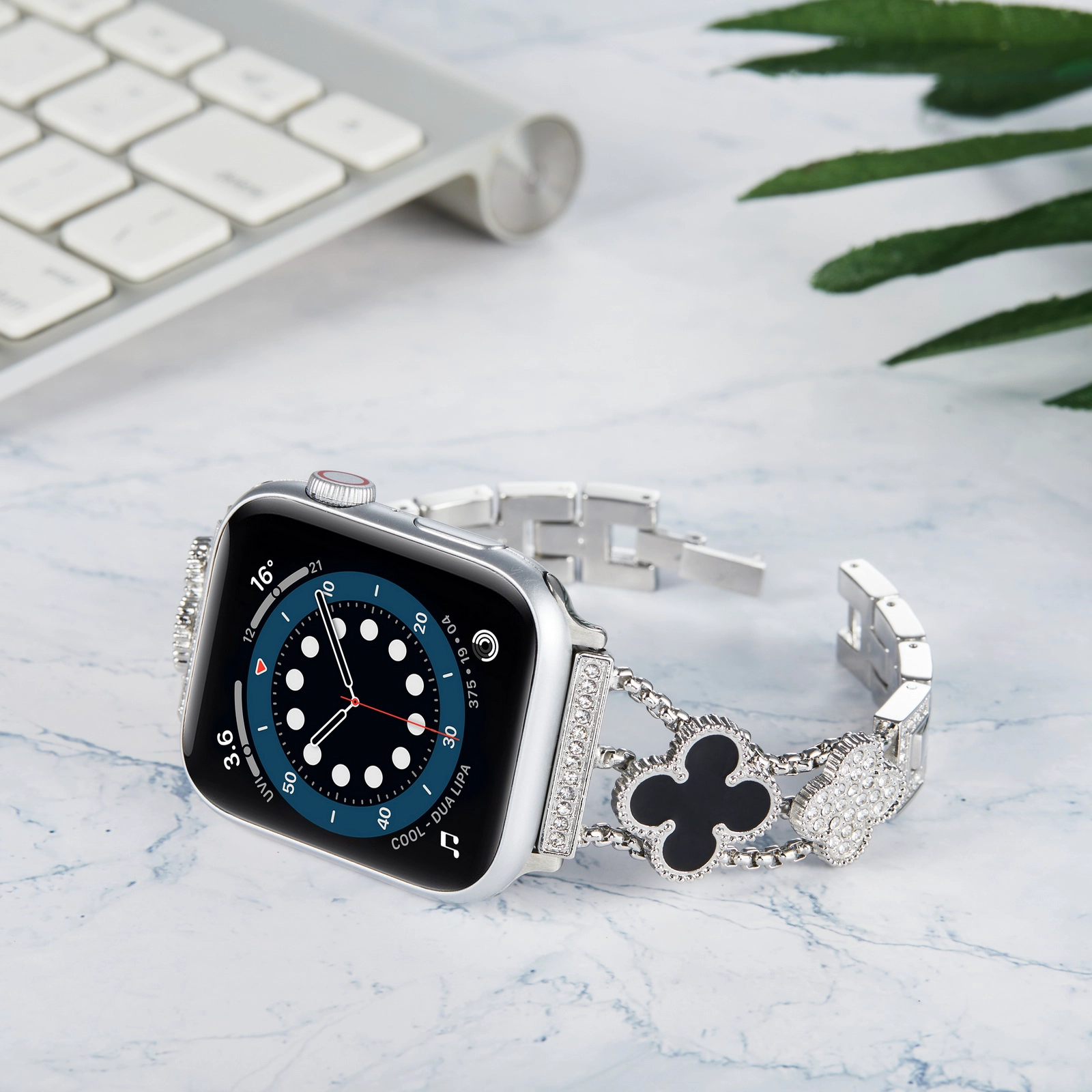 CBIW436 Diseñador Brazalete Smart Watch Metal Strap pulsera para el reloj de Apple