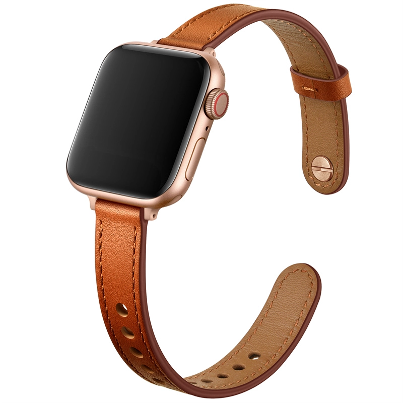 CBIW439 BANDA AJUSTABLE BANDA DE CIERTAS GENUINAS CORTEMAS DE REEMPLAZO PARA EL RELOJ DE Apple SE 7 6 5 4 3 2 1