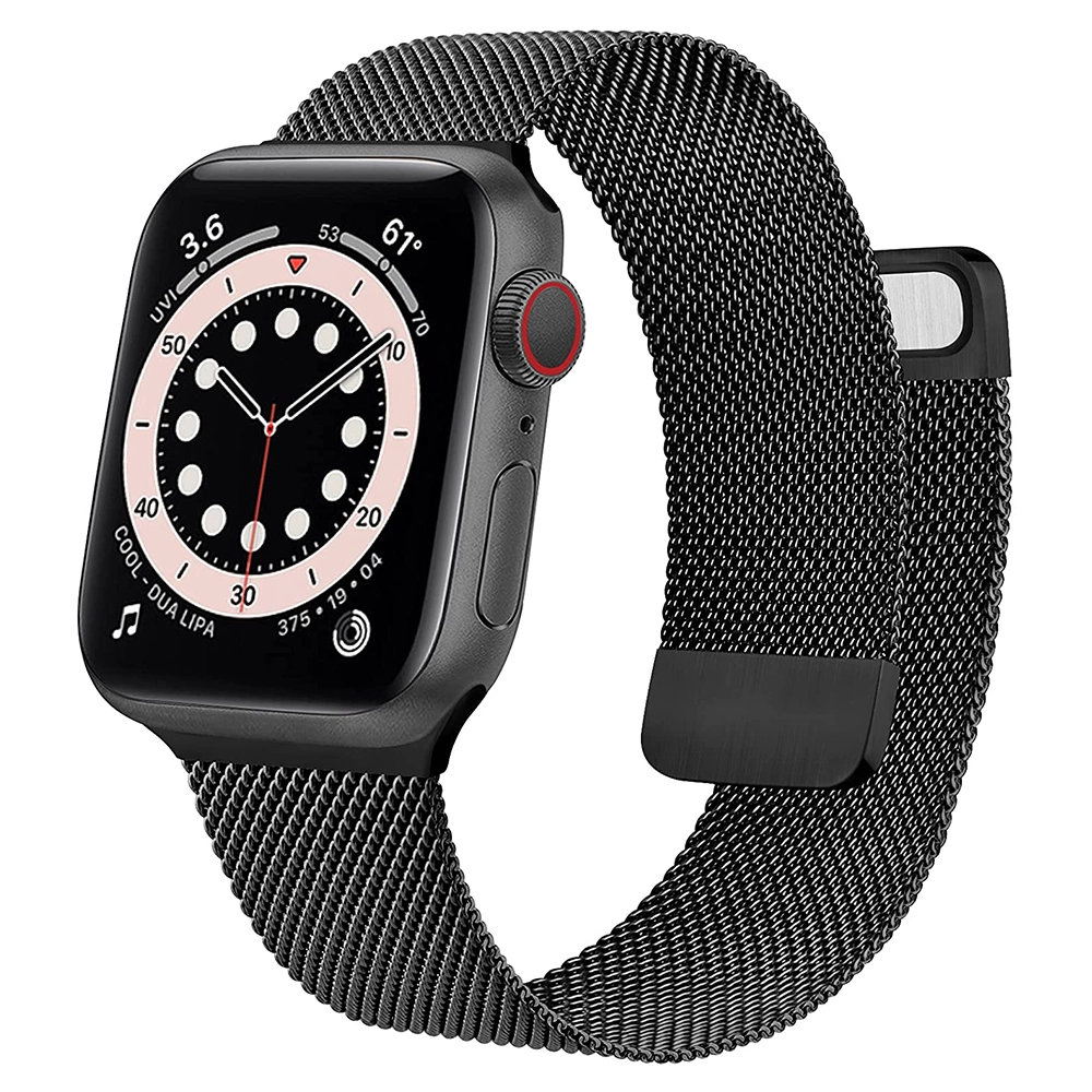 CBIW445 cinturino per cinturino in acciaio inox mesh milanese per orologio per Apple 38mm 42mm 44mm 40mm 41mm 45mm
