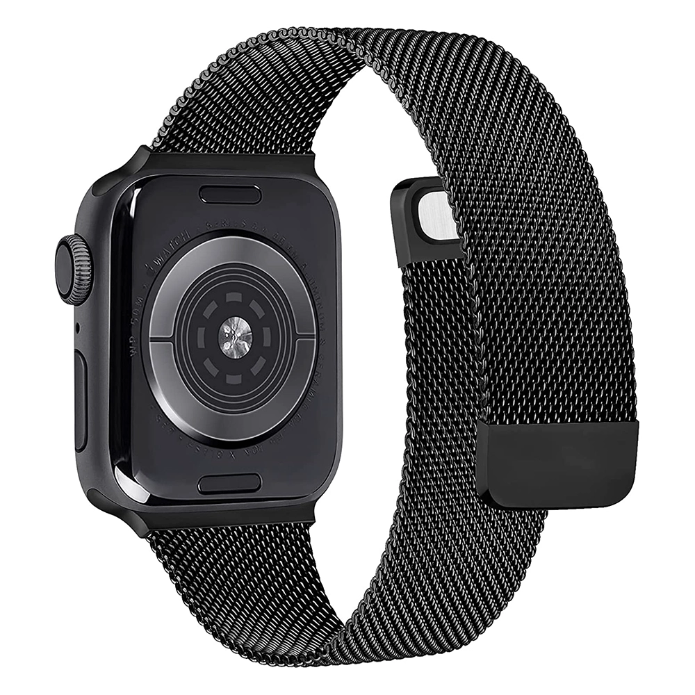 CBIW445 cinturino per cinturino in acciaio inox mesh milanese per orologio per Apple 38mm 42mm 44mm 40mm 41mm 45mm