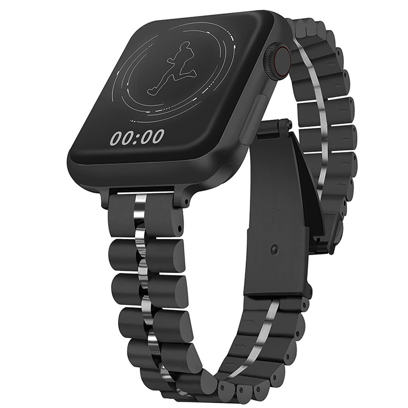 CBIW446 Chain Bracelet Stainless Steel Metal Watch Band Strap For iWatch