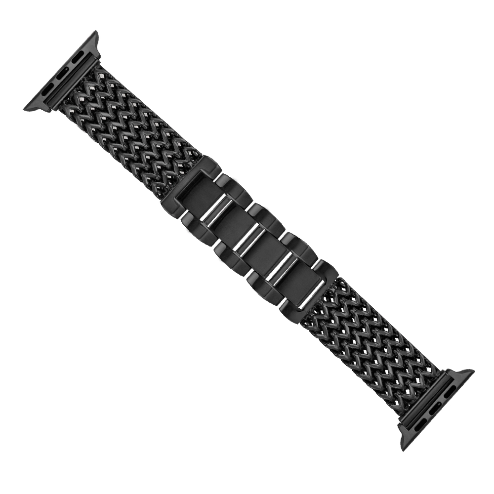 CBIW449 Trendybay Metal Stainless Steel Watchband Bracelet Strap For Apple Watch Series 7 6 5 4 3 SE