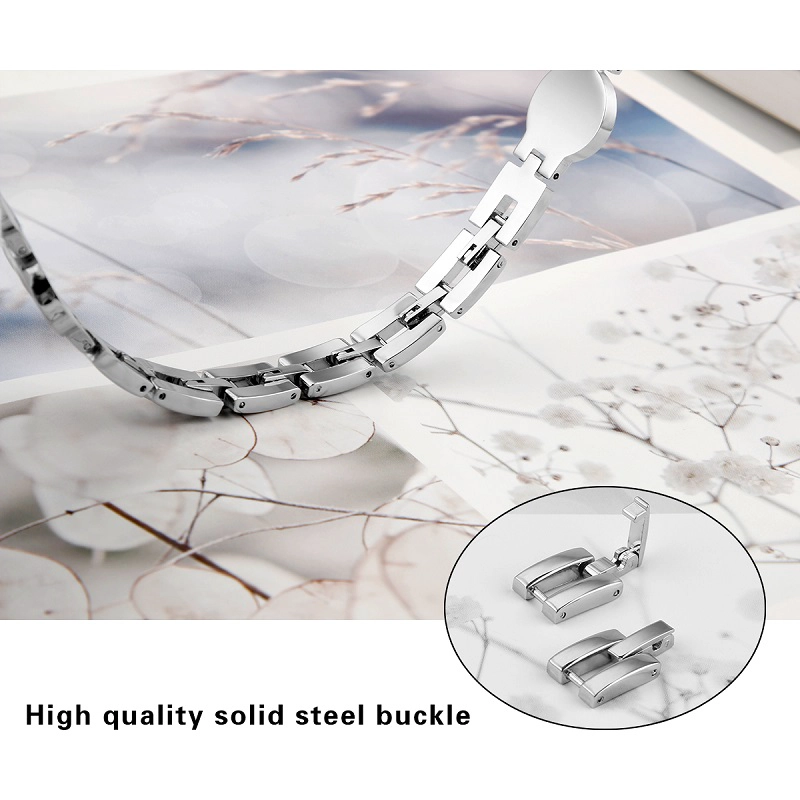 CBIW45 Fashion Circular Link Metal Watch Strap For Apple Watch Band