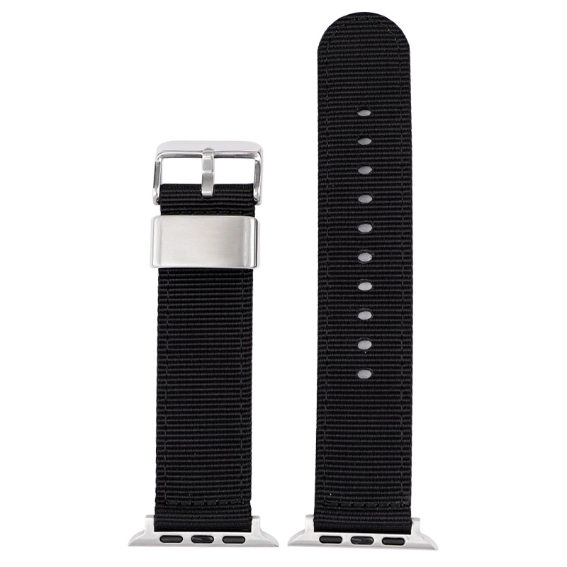 CBIW464 22 mm Ancho de la correa de pulseras de nylon de lona para reloj de manzana Banda de nylon 38/40 / 41mm 42/44 / 45mm