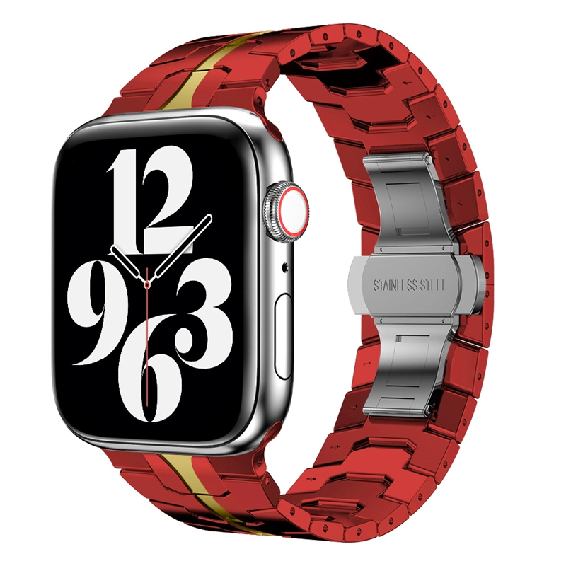 CBIW475 Luxe roestvrijstalen horlogeband voor Apple Watch Ultra 49mm Serie 8 7 6 5 4 3
