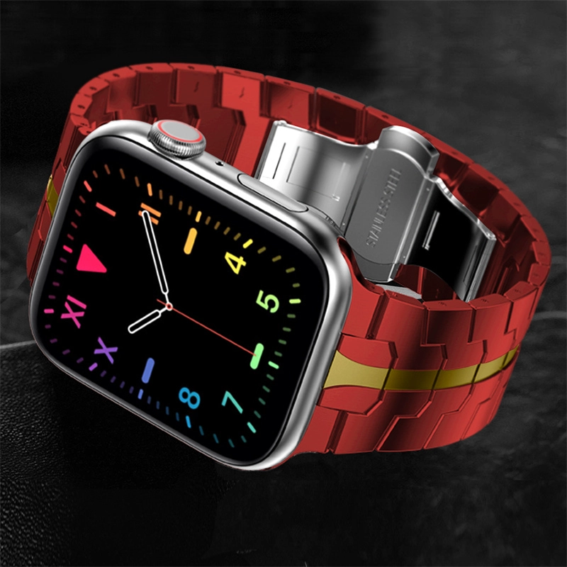 CBIW475 Luxe roestvrijstalen horlogeband voor Apple Watch Ultra 49mm Serie 8 7 6 5 4 3