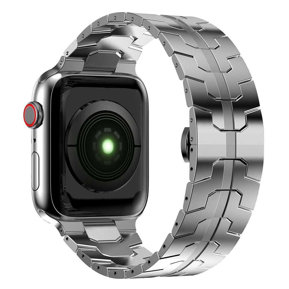 Correa de pulsera de acero inoxidable de alta calidad CBIW475 para la serie de relojes de Apple 7 6 5 4 3 2 1