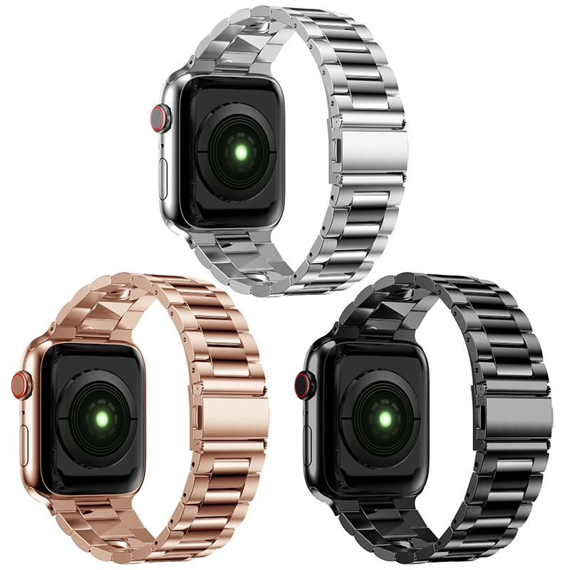 CBIW476 Solid Business Steel Steel Steel Strap Band para Apple Iwatch Series 7 6 5 4 3 2 1 SE