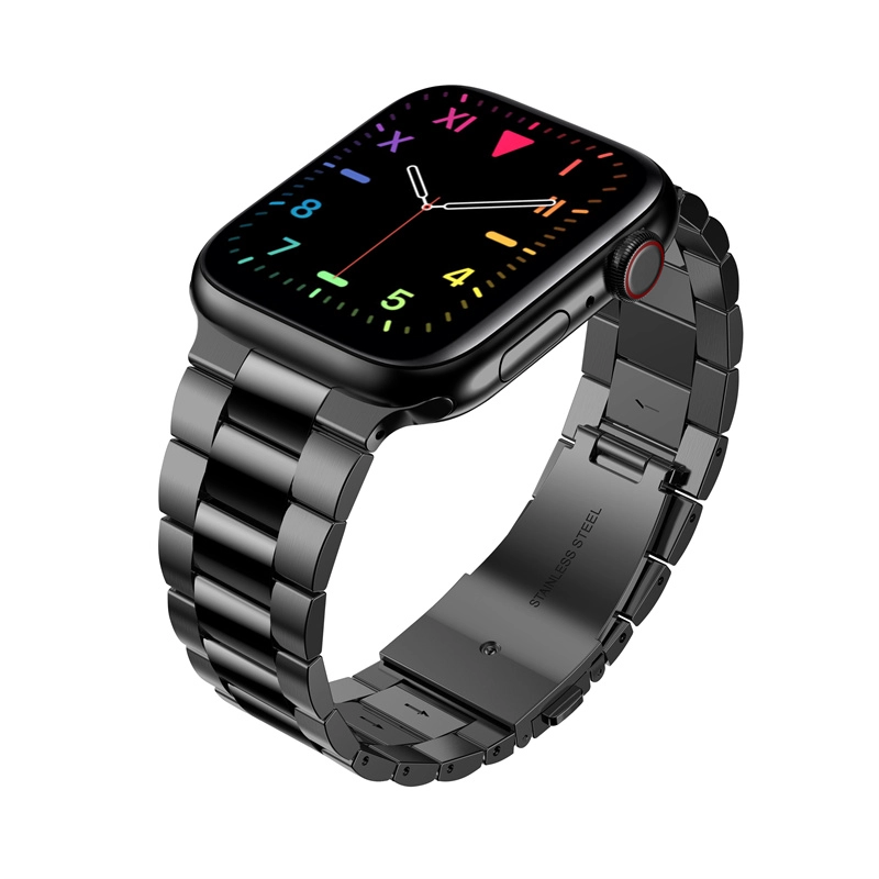 CBIW476 Solid Business Steel Steel Steel Strap Band para Apple Iwatch Series 7 6 5 4 3 2 1 SE
