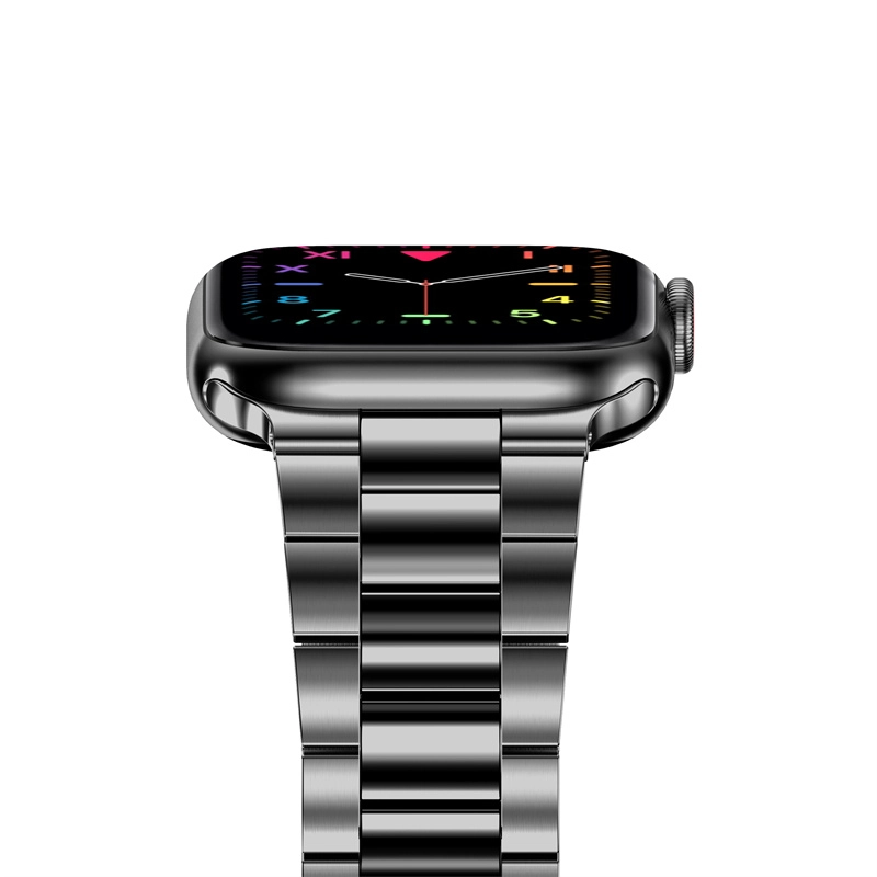 CBIW476 Solid Business Steel Steel Steel Strap Band para Apple Iwatch Series 7 6 5 4 3 2 1 SE