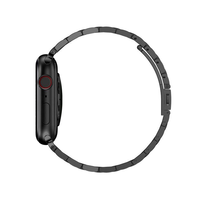 CBIW476 Solid Business Steel Steel Steel Strap Band para Apple Iwatch Series 7 6 5 4 3 2 1 SE