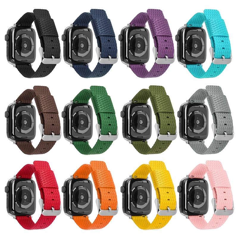 CBIW500 Pletający tkanin nylonowy dla Apple Watch Pass Series 7 SE 6 5 4 3 2 1