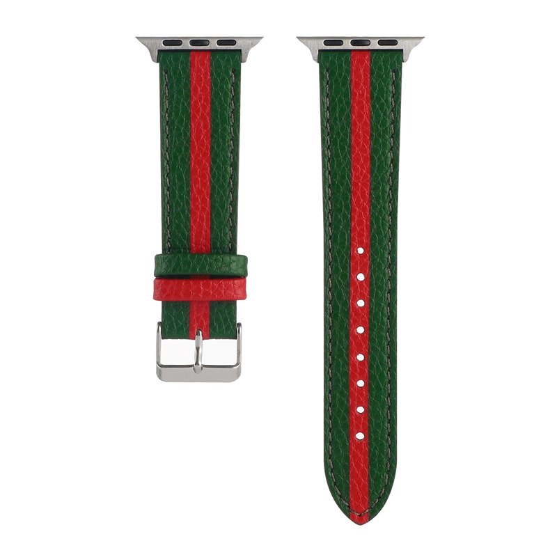 CBIW509 애플 시계 용 최고 곡물 가죽 밴드 38mm 40mm 41mm 42mm 44mm 45mm