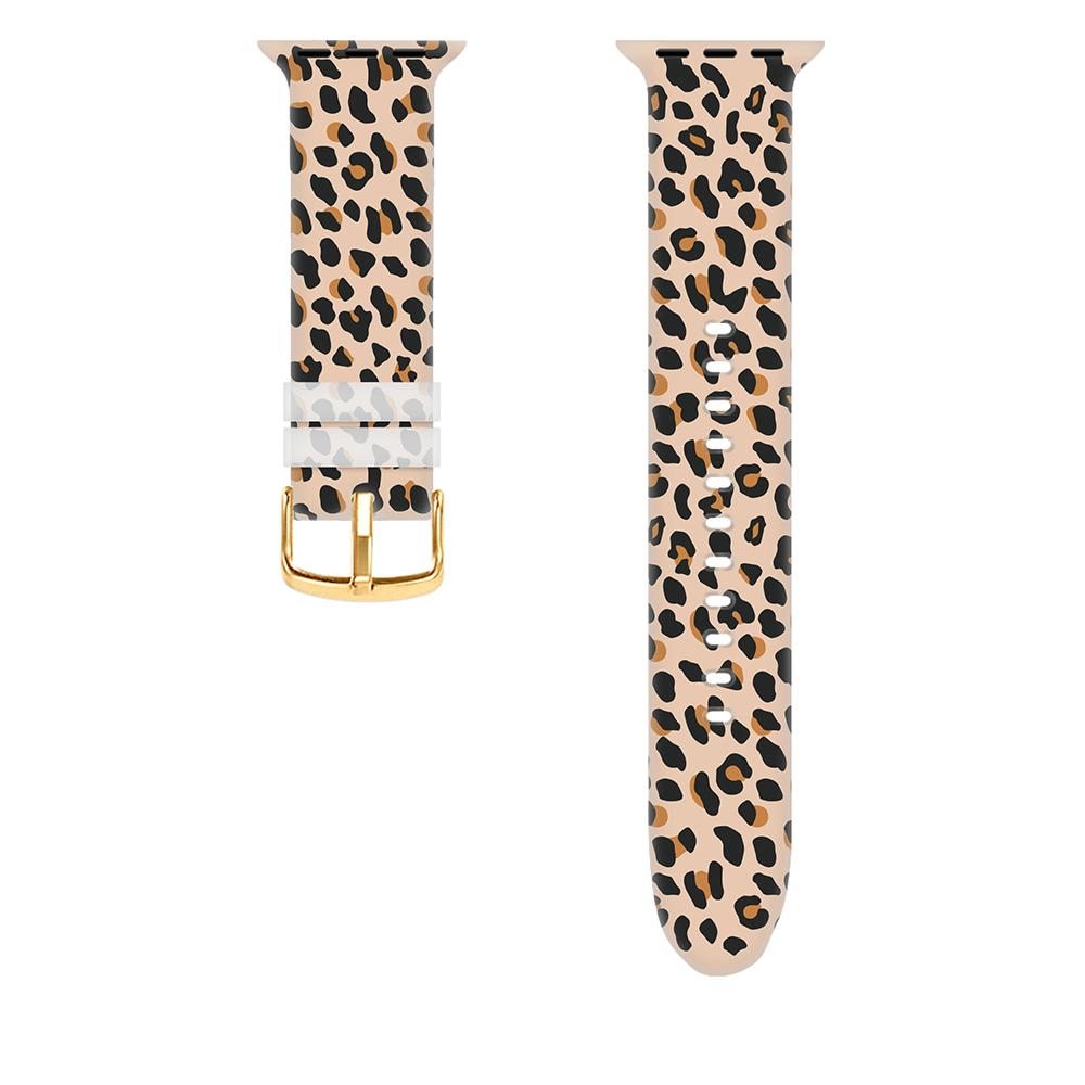 CBIW520 Custom Printed Transparent Watch Band For Apple Watch Ultra 49mm Series 8/7/6/5/4/3