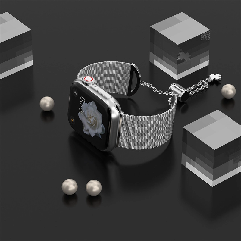 CBIW522 Verstellbares Design Milanese Metall Edelstahl Uhrenband für Apple Watch