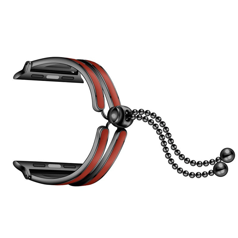 Cbiw54 edelstahl metall schmuck armreif armband für apple watch serie 4 3