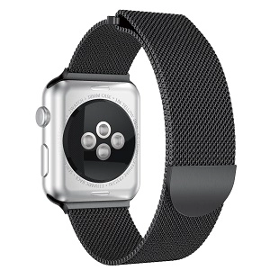 CBIW63 Magnetic Closure Milanese Loop Watch Band For Apple Watch