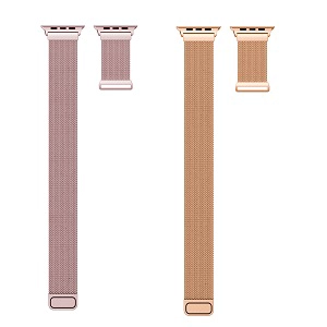 CBIW64 Magnetic Mesh Milanese Stainless Steel Watch Band For Apple Watch