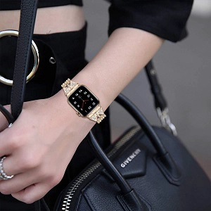 CBIW72 Luxe lichtmetalen horlogeband voor iWatch Smart horlogeband