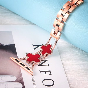 CBIW76 Apple iWatch Moda Kadınlar Paslanmaz Çelik Watch Band