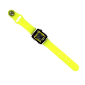 CBIW80 شفاف لون الحلوى سيليكون WatchBand لساعة أبل 38 مم 42 مم 40 مم 44 مم