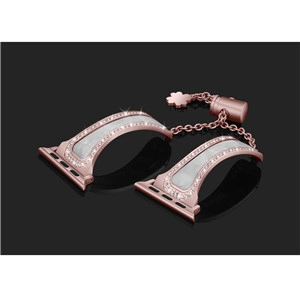 CBIW85 Bling Rhinestone Żywiczny pasek do zegarka Bransoletka Apple Watch