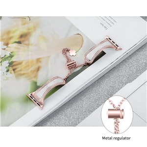 CBIW85 Bling Rhinestone Żywiczny pasek do zegarka Bransoletka Apple Watch
