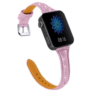 CBMU14 Bling Leather Watch Strap For Xiaomi mi Smart Watch