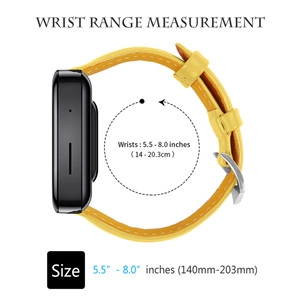 CBMU4 Xiaomi Smart Watch Banda de reloj de cuero genuino