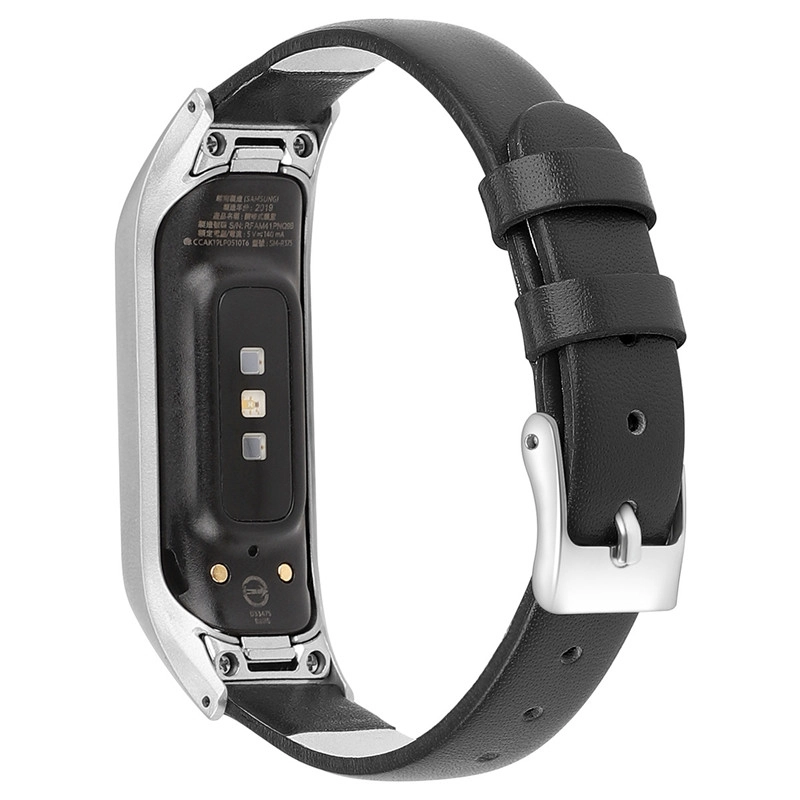 CBSF03 Banda de reloj de cuero genuino para Samsung Galaxy Fit E R375