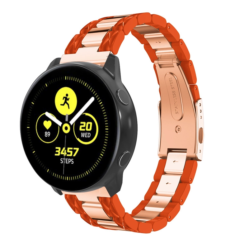 CBSG12 Acetato de acero inoxidable Correa de reloj para Samsung Galaxy Active Watch 20mm