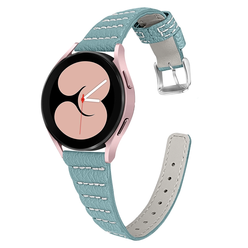 CBSGW-03 Trendybay Manufacturer Wholesale Genuine Leather Watchband For Samsung Galaxy Watch4 44mm 40mm 42mm 46mm