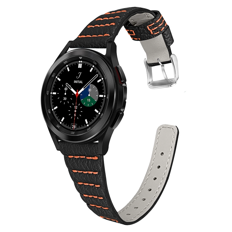 CBSGW-03 Trendybay Manufacturer Wholesale Genuine Leather Watchband For Samsung Galaxy Watch4 44mm 40mm 42mm 46mm